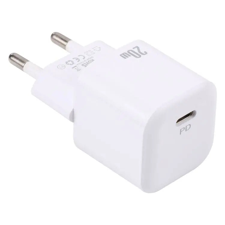 20W PD USB-C Fast Charging Charger EU Plug Specification