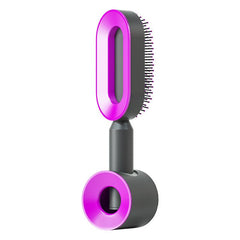 Ultimate Self-Cleaning Scalp Massager Brush for All Hair Types with Anti-Static Technology