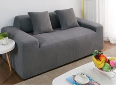 Water-Resistant Fleece Sofa Slipcover in Solid Colors