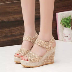 Stylish High Heel Fish Mouth Sandals