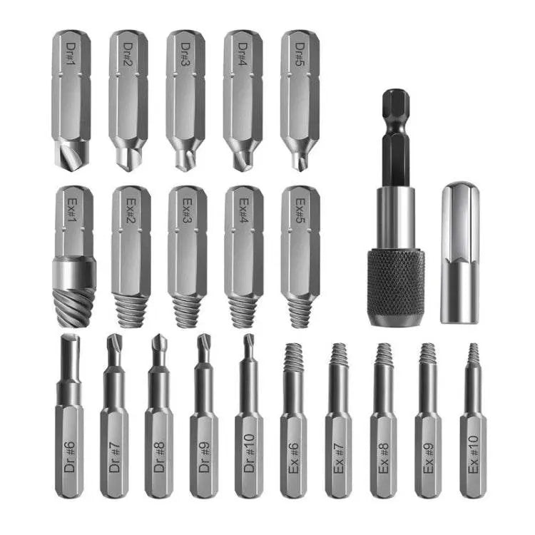 22 PCS Set Screw Takeout High-Speed Steel Anti-Tooth Tool Set 