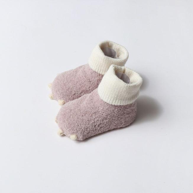 Cozy Velvet Baby Booties Toon