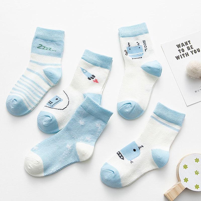 Cozy and Cute Cotton Baby Socks - Unisex Comfort Fit