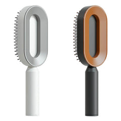 Ultimate Self-Cleaning Scalp Massager Brush for All Hair Types with Anti-Static Technology