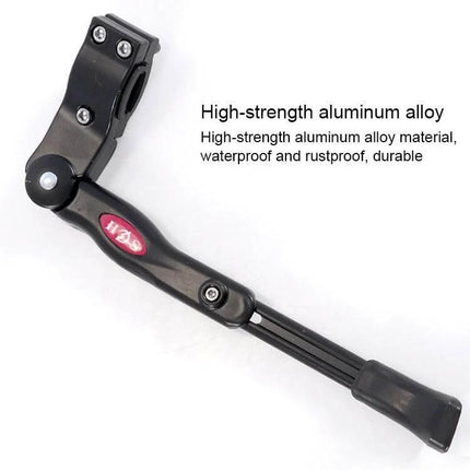 26 Inch Aluminum Alloy Bike Parking Foot Support Stable black adjustable 35-40cm aluminum alloy bike kickstand for garages and driveways