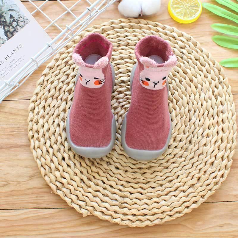 Toddler Non-Slip Floor Socks - Cozy Cotton Design