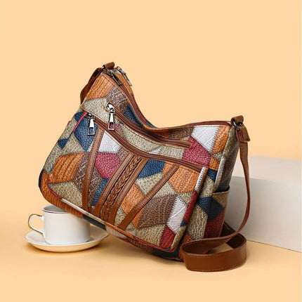 Caramel Women’s Crossbody Messenger Bag For Commuting Travel