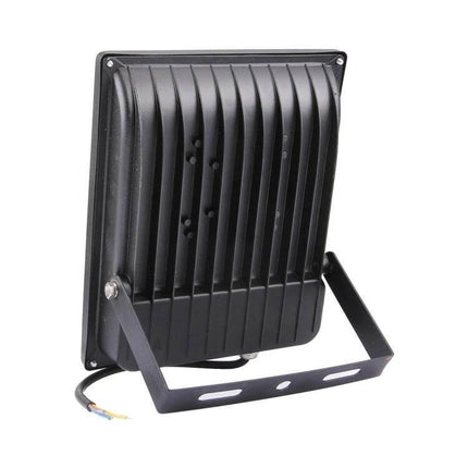 2700LM LED Lamp Warm White 30W AC 85V to 265V Home Office - black SMD LED floodlight with bracket, 120° beam, warm 2700 lm illumination