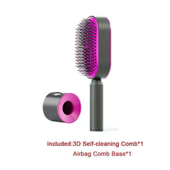 Ultimate Self-Cleaning Scalp Massager Brush for All Hair Types with Anti-Static Technology