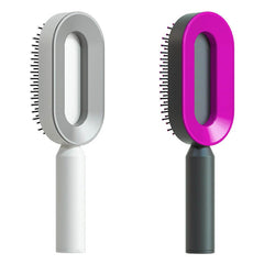 Ultimate Self-Cleaning Scalp Massager Brush for All Hair Types with Anti-Static Technology