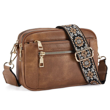 Floral Strap Crossbody Bag For Daily Commuter Essentials