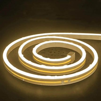 2m USB LED Light Strip Pink for Cozy Home Mood Lighting coiled waterproof silicone strip lit for TV backlighting and shelf accents