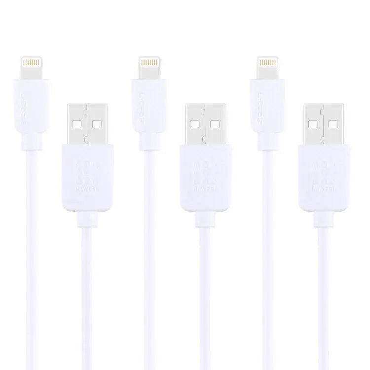 3 PCS HAWEEL 1m High Speed 8 Pin to USB Sync Cable Kit