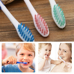 3-Pack Kids' Cartoon Character Toothbrushes - Syndmart