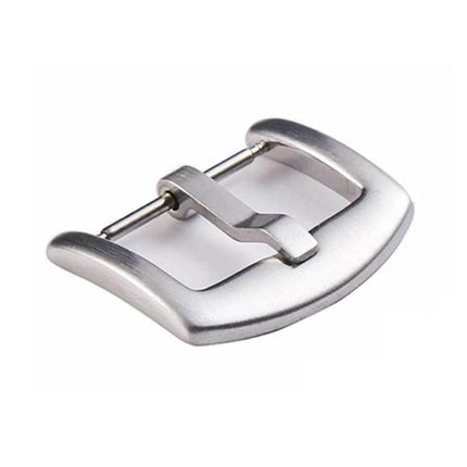 3-Piece Stainless Steel Watch Buckle Set For 18/20/22mm - 304 stainless steel replacement buckle with brushed polished finish, compatible 18/20/22mm straps
