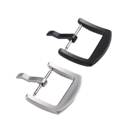 3-Piece Stainless Steel Watch Buckle Set For 18/20/22mm black and silver replacement buckles 304 stainless steel durable finish