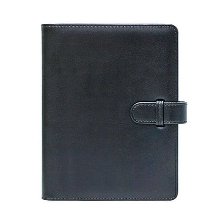 3-Inch PU Leather Retro Photo Album for Everyday Memories - black compact PU leather photo album with snap closure, holds 6x8.4 cm photos and keepsakes