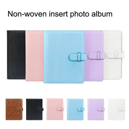 3-Inch PU Leather Retro Photo Album for Everyday Memories compact PU leather photo album in multiple colors, holds 6x8.4 cm photos and keepsakes
