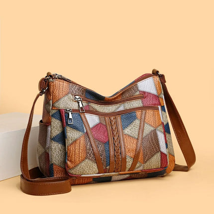 Caramel Women’s Crossbody Messenger Bag For Commuting Travel
