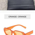 Orange / With glasses bag