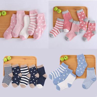 Jacquard Cotton Socks for Kids