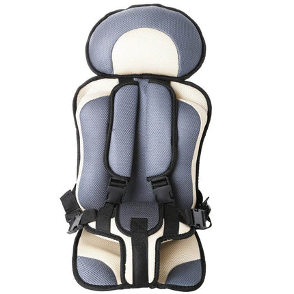 Portable Infant Safety Seat for Babies and Toddlers in Cars - gray detachable seat back harness for 9 months to 6 years