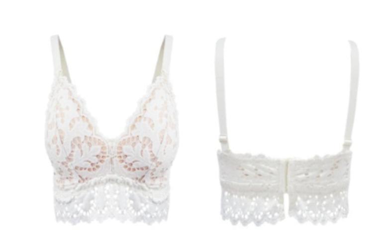 Lace Full Cup Bra for Women with Cotton Padding