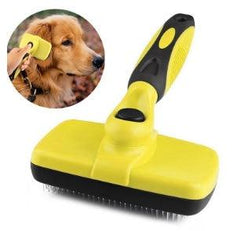 Premium Waterproof Pet Grooming Brush for Dogs and Cats - Ergonomic Design, Reduces Shedding, Easy to Clean