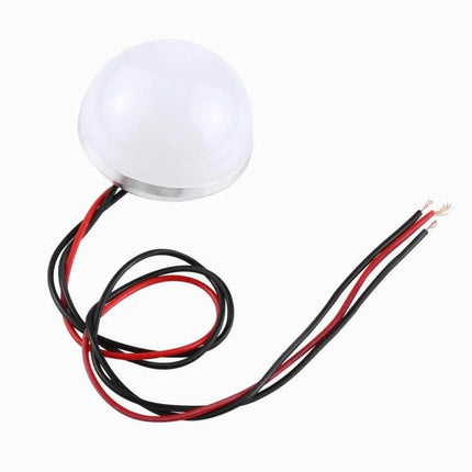 35mm Semi Circular LED Accent Light For Cabinets And Display Lighting - compact 3W DC5V semi-circular aluminum LED with wires for under-cabinet and display lighting