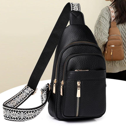 Soft PU Leather Women's Crossbody Bag For Everyday Casual Use