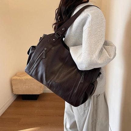 Retro Large Capacity Shoulder Crossbody Bag For Women