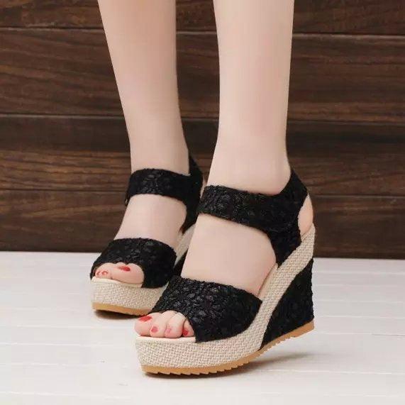 Stylish High Heel Fish Mouth Sandals