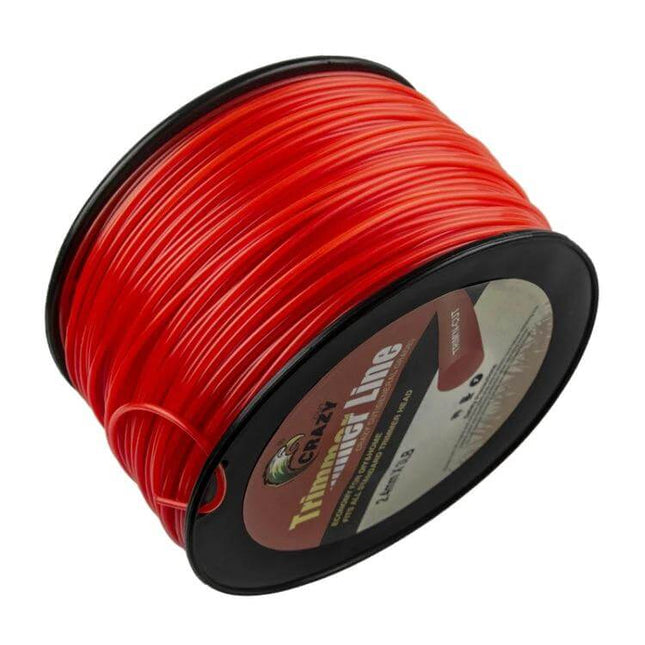 3LB Line Shaft Grass Rope Nylon Cutting Rope 3.0mm Round red nylon trimmer line spool for lightweight gasoline engines, durable cutting and edging