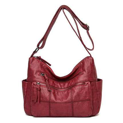 Womens Soft PU Shoulder Crossbody Bag For Everyday Use