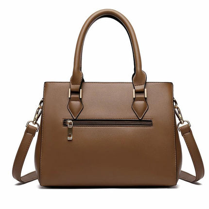 Womens Commuter Soft PU Crossbody Bag Large Capacity