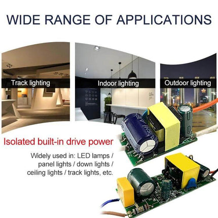 4-7W LED Driver Adapter Isolated Power Supply for Indoor Lighting compact isolated LED driver board for under-cabinet and ceiling retrofit projects