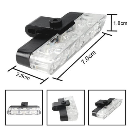 4 In 1 Car Grille LED Lights With Wireless Remote Control compact 7.0cm grille-mounted 6500K cool white LED clusters with remote