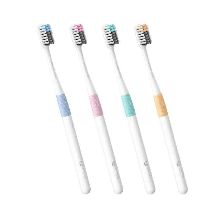 4 In 1 Original Xiaomi Mijia Dr Bei Bass Method Soft Toothbrushes 4 PCS for Ultimate Dental Care 