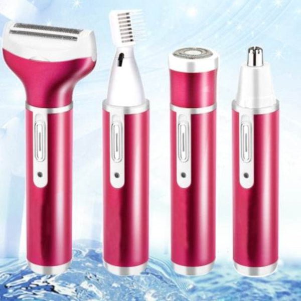 4 In 1 USB Rechargeable Vibrissa Eyebrows Trimmer Set