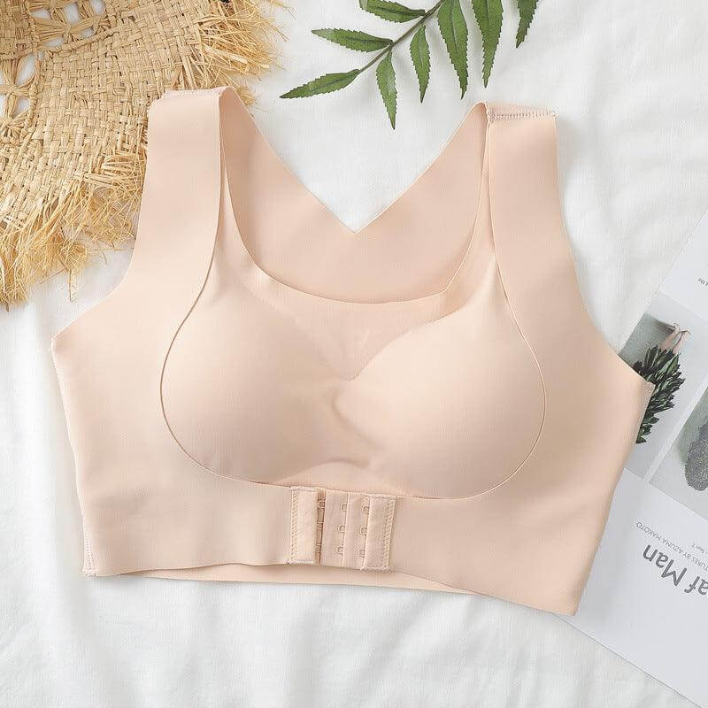 Comfort-Focused Adjustable Bra with Dual Functionality and Back Support