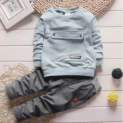 Soft and Comfortable Toddler Sportswear Suit for Boys and Girls, Ages 0-3 - soft unisex outfit for active play and daily comfort