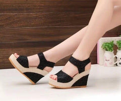 Stylish High Heel Fish Mouth Sandals