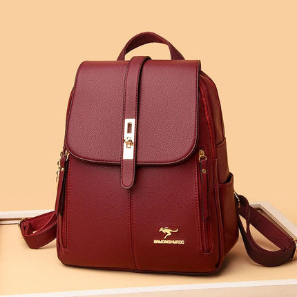 Soft PU Leather Mommy Tote Bag For Everyday Use With 20-35L