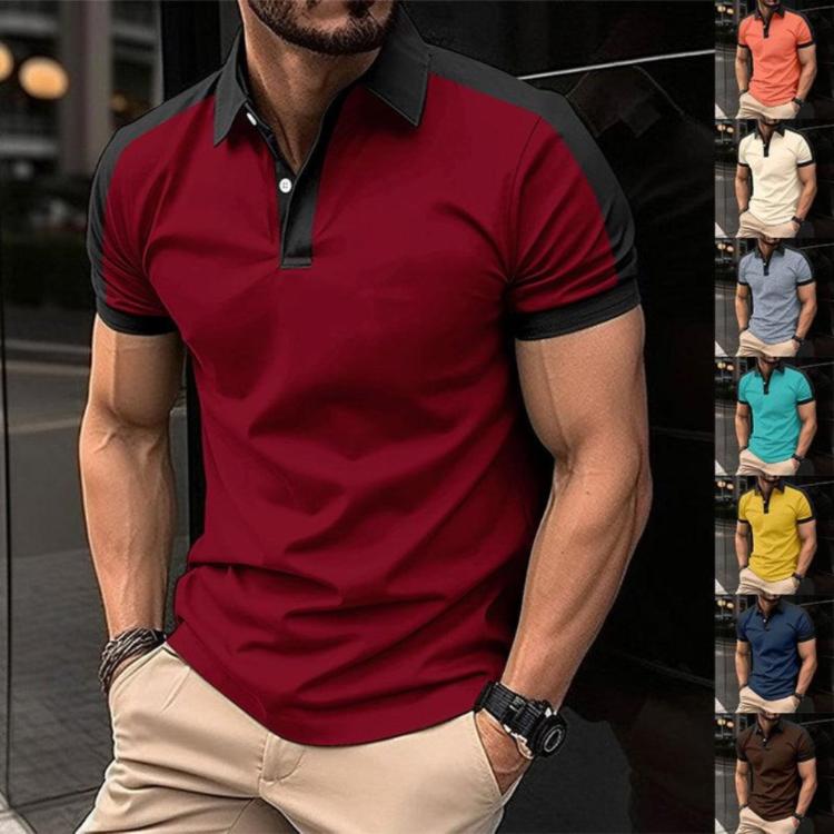 Men's Smart Casual Short Sleeve Polo Shirt