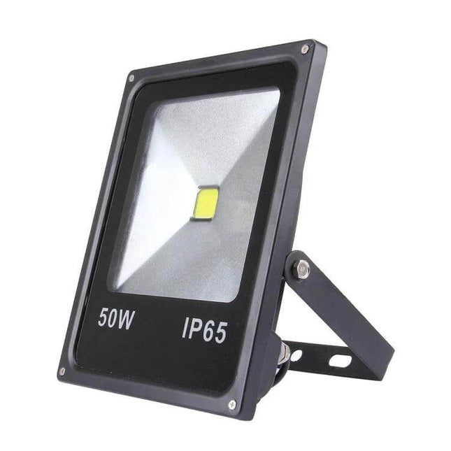 4500LM LED Lamp White For Home And Office Use Everyday Lighting - black IP65 50W floodlight with bracket for indoor and outdoor-adjacent spaces