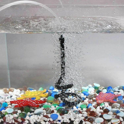 45cm Aquarium Bubble Bar Hose for Tanks Create Even Bubbles - flexible black spiral hose aerating aquarium with even bubble stream