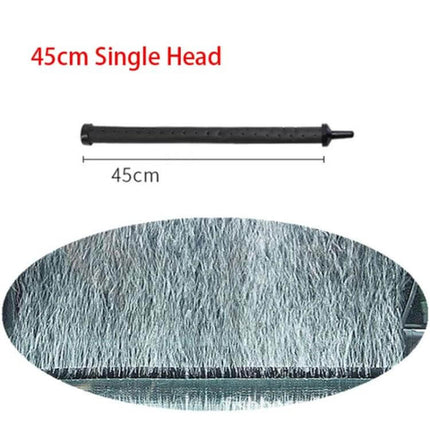 45cm Aquarium Bubble Bar Hose for Tanks Create Even Bubbles - flexible black rubber aeration diffuser for even aquarium bubbles