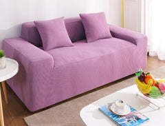 Water-Resistant Fleece Sofa Slipcover in Solid Colors