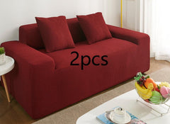 Water-Resistant Fleece Sofa Slipcover in Solid Colors