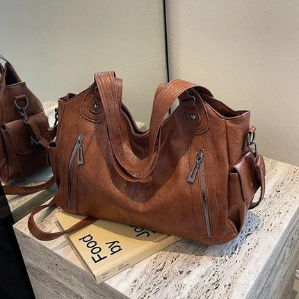 Retro Large Capacity Shoulder Crossbody Bag For Women
